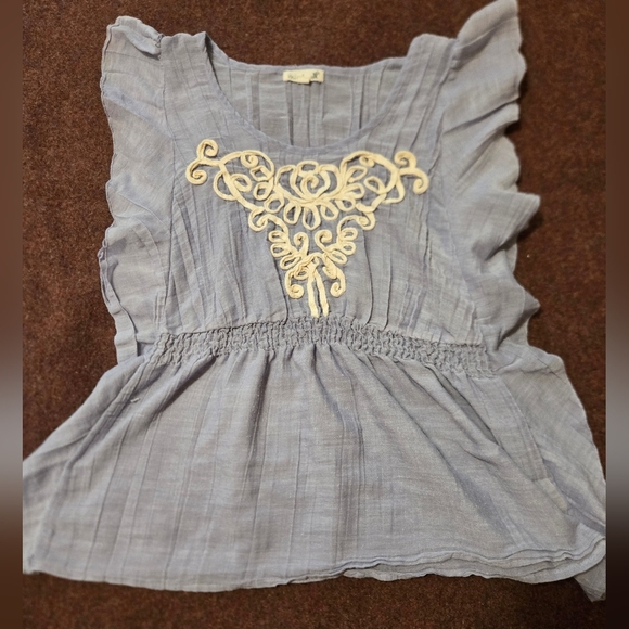 Mine Top Size Medium Powder Blue - Picture 1 of 8